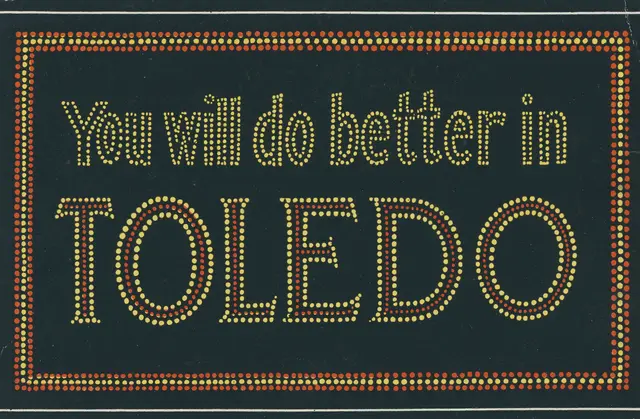 The illuminated slogan
